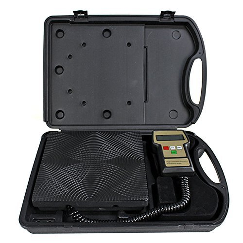 Electronic Digital Refrigerant Charging Weight Scale for HVAC A/C 220 Lbs with C