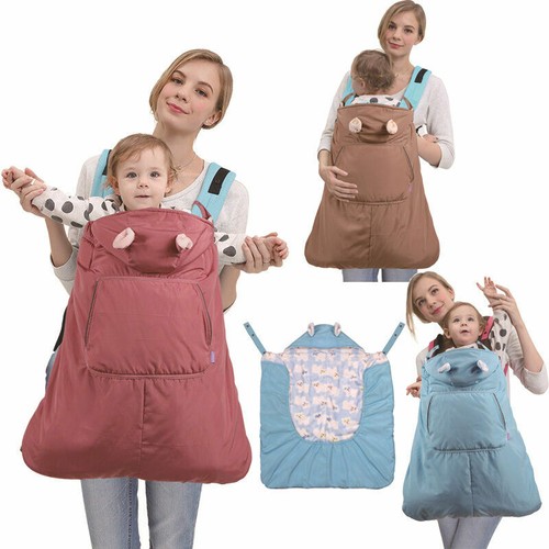 US Infant Baby Carrier Wrap Comfort Sling Winter Warm Cover 
