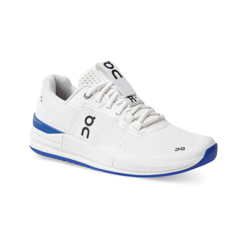 Pre-owned On Men's  The Roger Pro Tennis Shoes White Indigo 48.98721 Fast Free Shipping