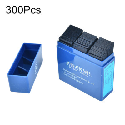 300 sheets dental articulating paper dental lab products teeth care blue strips^