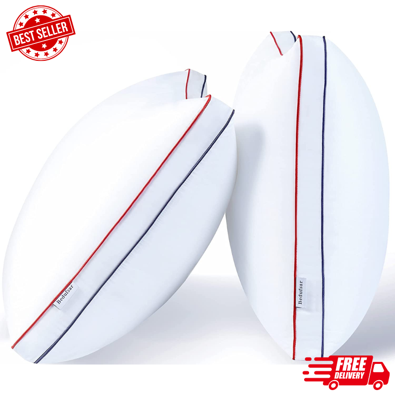 For Sleeping Queen Size Pillows Hotel Quality Set Of 2 Firm 