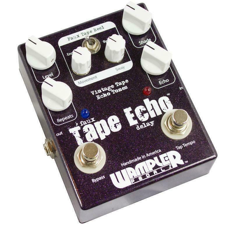 Tape Echo Delay, Eco y reverberación de guitarra Pedales