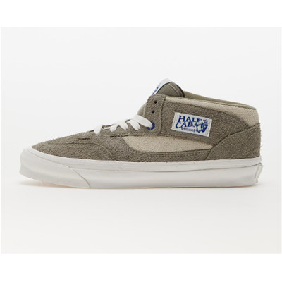 Vans OG Half Cab LX Hairy Suede Khaki Sneakers 7