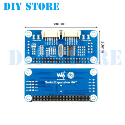 Raspberry Pi 2B/3B+/4B Zero W Serial Port Expansion SC16IS752 IIC I2C SPI