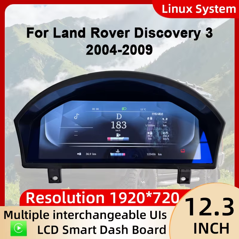 Digital Instrument Cluster For Land Rover Discovery 3 2004-2009/Range Rover Spor