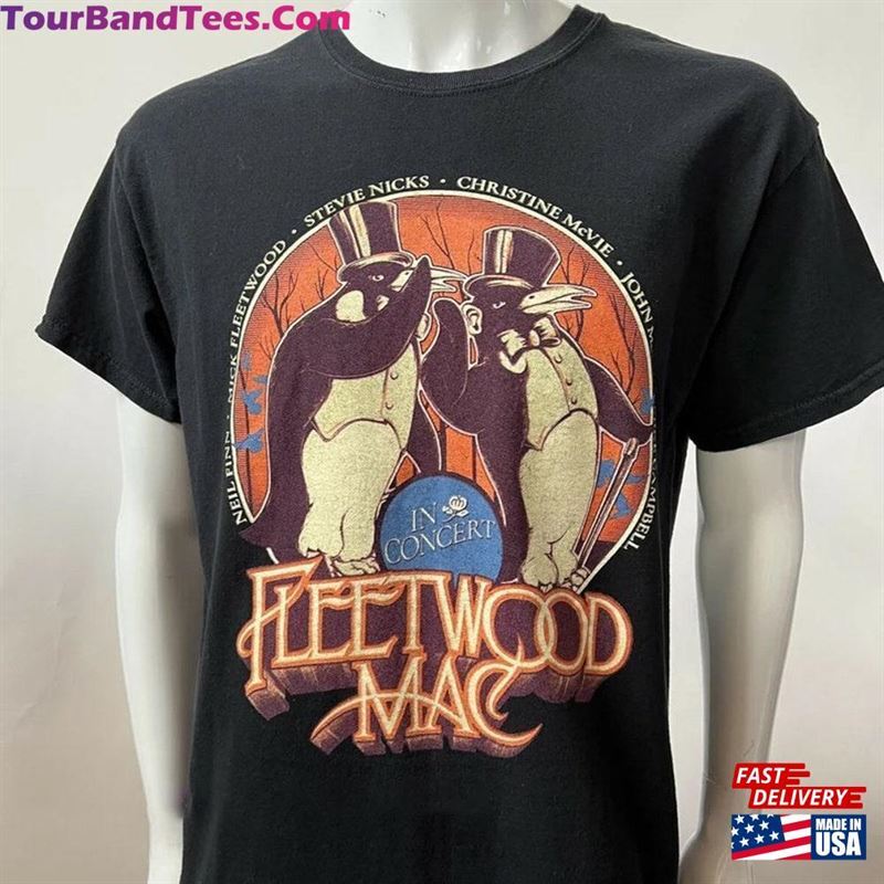 Fleetwood Mac Rock Band basic black T shirt Classic style tee NH10689