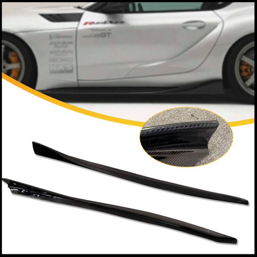 Для 2019-23 Toyota Supra GR A90 A91 Спойлер боковой юбки из углеродного волокна в стиле VRS
