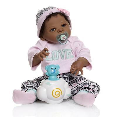 Black full body best sale silicone reborn babies