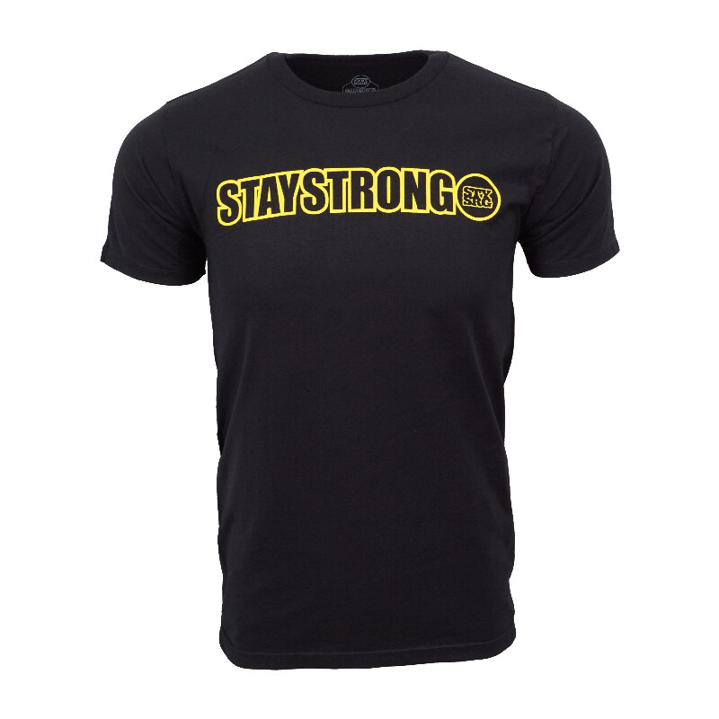

STAY STORNG APPAREL МУЖСКАЯ ЧЕРНАЯ ФУТБОЛКА, Black