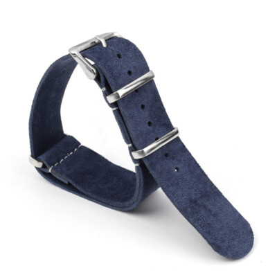 Suede Watch Strap 18mm 20mm 22mm 24mm Sofe Seat Belt Leather Watch Band For Men