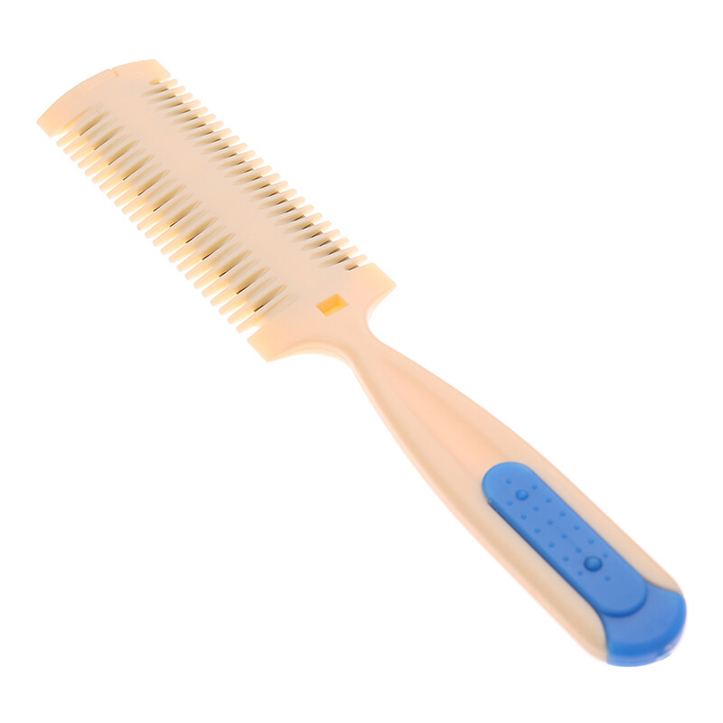 Hairdresser Makeup Tools Hair Cutting Trimmer Razor Blade Comb