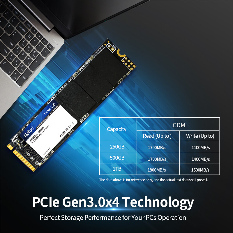 Netac M.2 1TB 500GB Internal SSD NVMe PCIe3.0 Gen3x4 Solid State Drive lot
