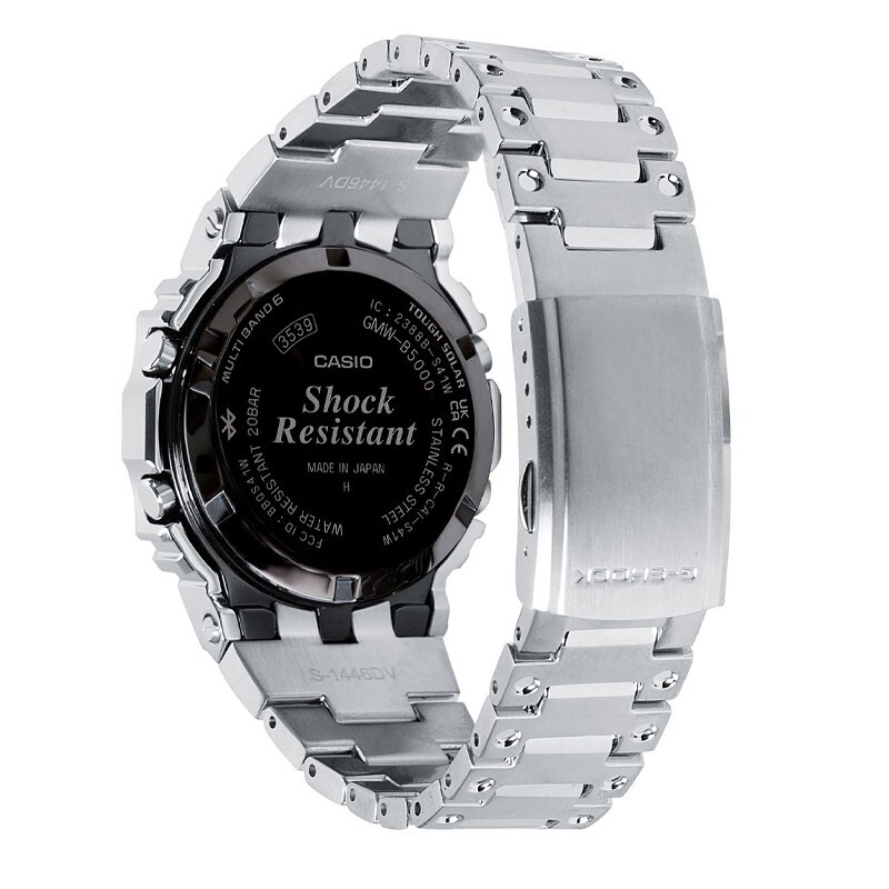 Pre-owned Casio G-shock Digital Full Metal Blue Dial Men's Watch Gmwb5000d-2