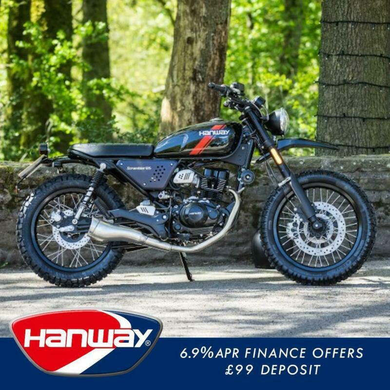 Hanway Scrambler 125cc Off Road Trials Dirt bike Crosser Style