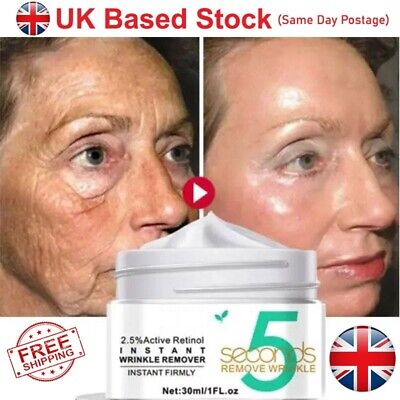 5 Seconds Wrinkle Remove Instant Face Cream Skin Tightening Anti-Aging Serum UK