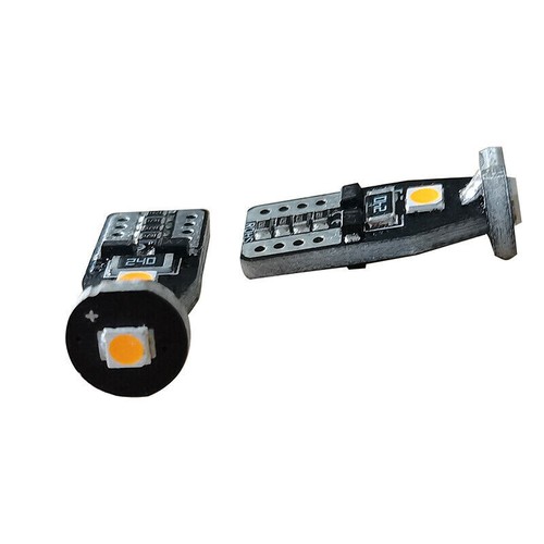 Smoked Side Marker Lamp Turn Signal Light W/ Led Bulbs for Honda Civic 2016-2021