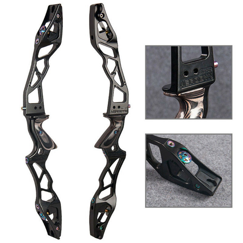 25" ILF Recurve Bow Riser Archery Takedown Wood Grip Profession