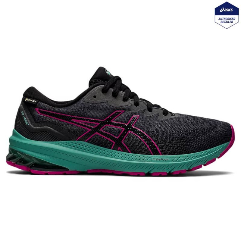 

Женские кроссовки Asics GT-1000 11 GTX Gore-Tex 1012B277-001, Черный, ASICS GT-1000 G-TX