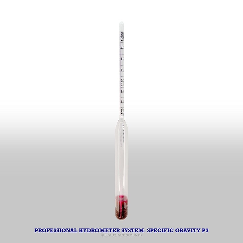 Professional Hydrometer System- Specific Gravity Beer Wine Cider Moonshine Mead 