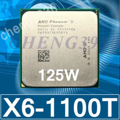 AMD II X6 1100T Black Edition  3.33GHz AM3 125W CPU Processor 