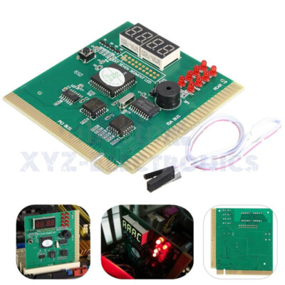 PC Motherboard Analysis Diagnostic Card 4-Digit LED PCI POST Code Analyzer US