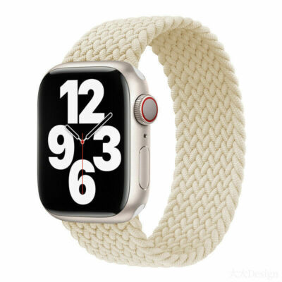 Braided Solo Loop Band For Apple Watch 38-49mm XS L iWatch Ultra Series 8-1 SE