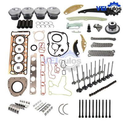 Engine Overhaul Rebuild Kit & Con rods Set Φ23mm For VW Audi 2.0 TFSI CCZ CDN