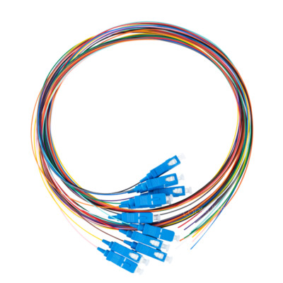 SC/UPC 9/125 0.9mm Single-Mode Color-Coded Fiber Optic Pigtails Patch Cable