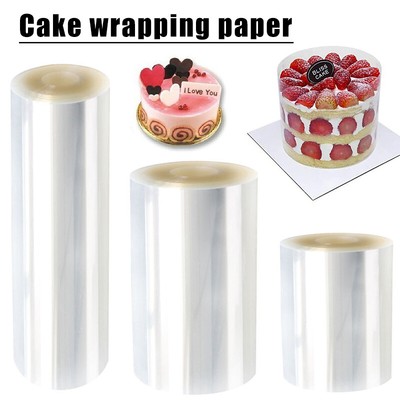Mousse-Kuchen-Kragen Transparent Tortenrandfolie Kuchen Halsbänder Streifen DE