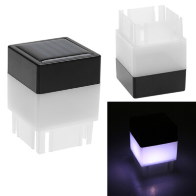 20PCS Solar Post Light 2x2'' Outdoor Waterproof Garden Step Fence Gutter Cap Lamp