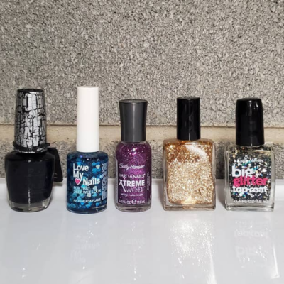 Nail Polish LOT Love My Nails Blue Hansen Meteor Light Supernova OPI Shatter