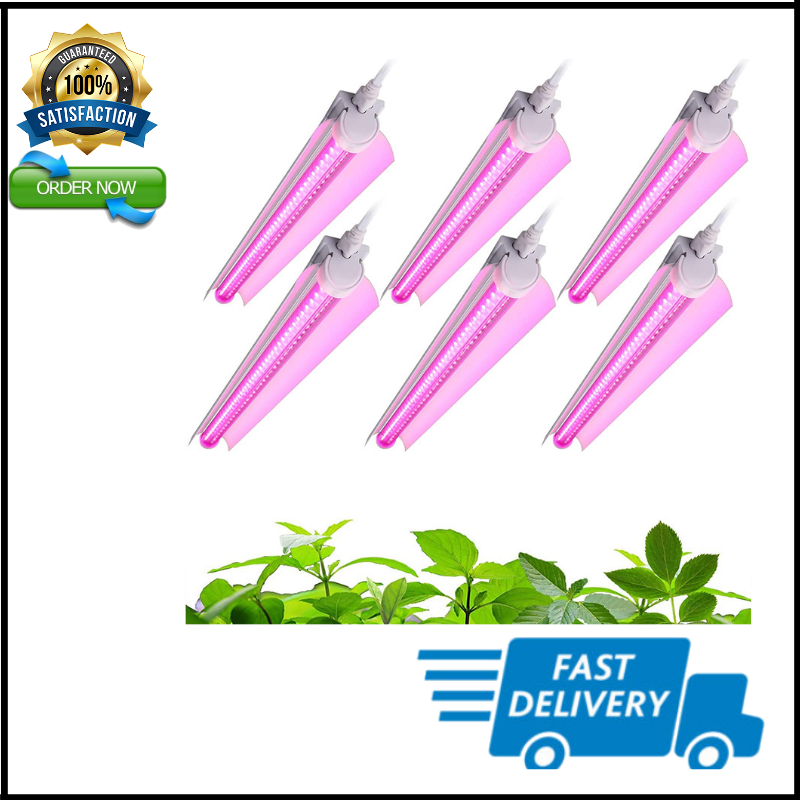Integrated Bulb+fixture, Plant Lights For Indoor Plants Pack Of 6