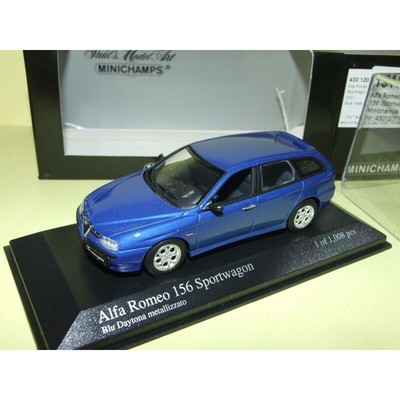 ALFA ROMEO 156 SPORTWAGON 2001 Bleu Blu Daytona 1:43