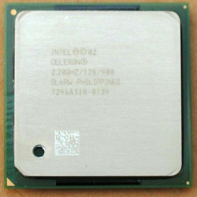 Intel Celeron core SL6RW 2.2ghz 128KB 400Mhz Socket Processor CPU