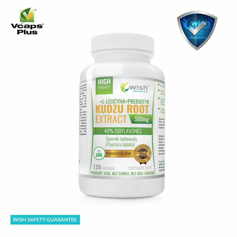 Kudzu Root Extract 500mg 120kaps VEGE KAPS -Kudzu Wurzel Vitamin C -250g