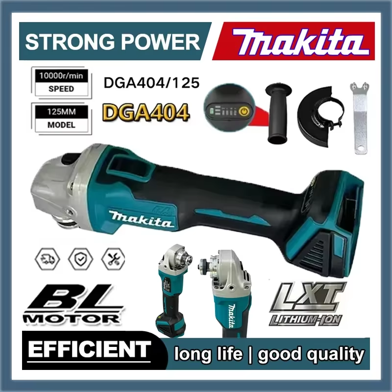 DGA404 125/100mm Brushless Lithium Electric Angle Grinder Rechargeable Cutting M