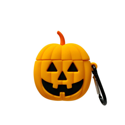 Halloween Pumpkin Airpods Case Cover Apple Wireless Bluetooth Headphone Case