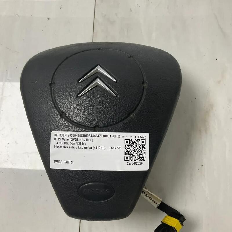 4112HH DISPOSITIVO AIRBAG LATO GUIDA CITROEN C3 2A SERIE (09/05>11/10<) 1.4 HDI