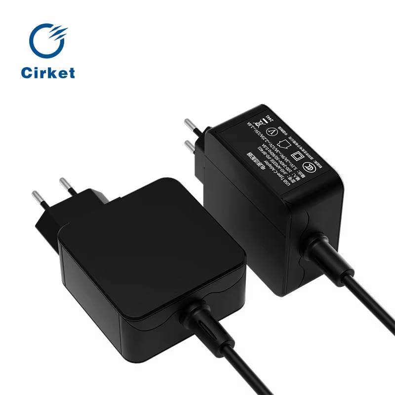 Cirket 5V 4A USB-C Power Adapter, 100-240V, 50/60Hz, EU Plug - Fast Charging, Co