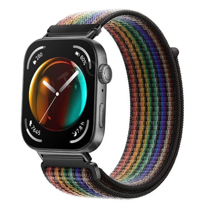 For Huawei Watch Fit 3 Smart Watch Sports Nylon Loop Strap Wrist Band Bracelet