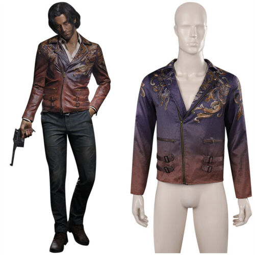 Resident Evil 4 Luis Sera Cosplay Custome Jacket Coat Top Resident Evil 4 Luis Sera Cosplay Custome Jacket Coat Top