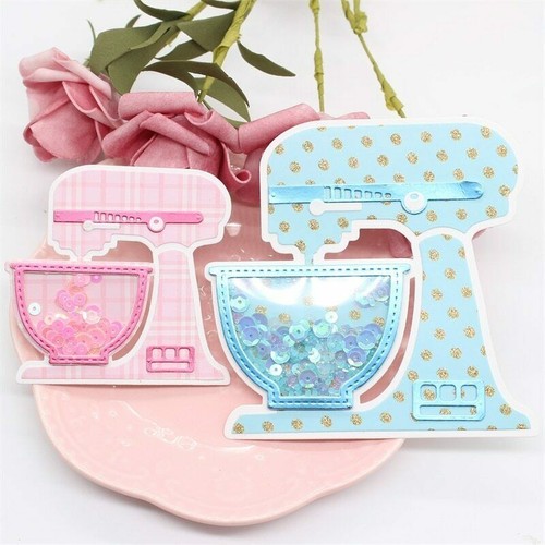 Electric Mixer Blender Shaker Metal Cutting Dies Stencils for DIY Scrapbooking