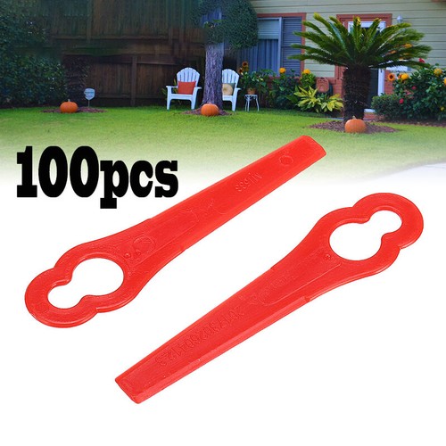 100pcs Lawn Mower Blades For Flymo Bosch Lawn Grass Trimmer 