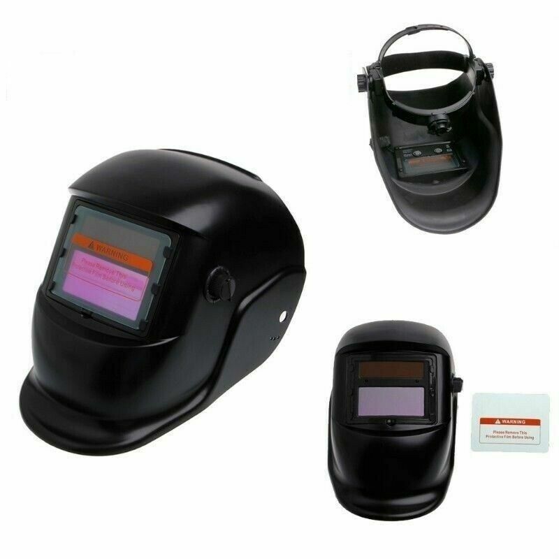 Maschera Visiera Casco Saldature Oscurante Lcd Regolabile Autoscurante Lavoro