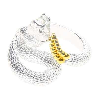 Snake for Men Women Full Finger Wrap Statement Punk Rings