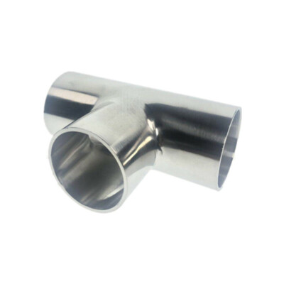 57mm OD  T Joint Sanitary Welding Pipe Connection Fittings polishing  304 