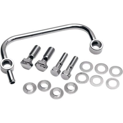 パーツ DRAG Specialties Drag Specialties Chrome Crankcase Breather Kit For Harley FL
