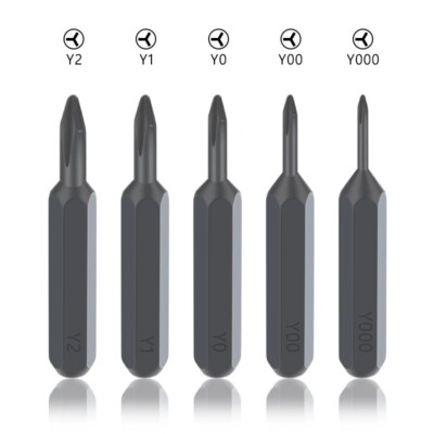 5PC Tri-Wing Precision Screwdriver Micro Bits Set for Video Games & Electronics