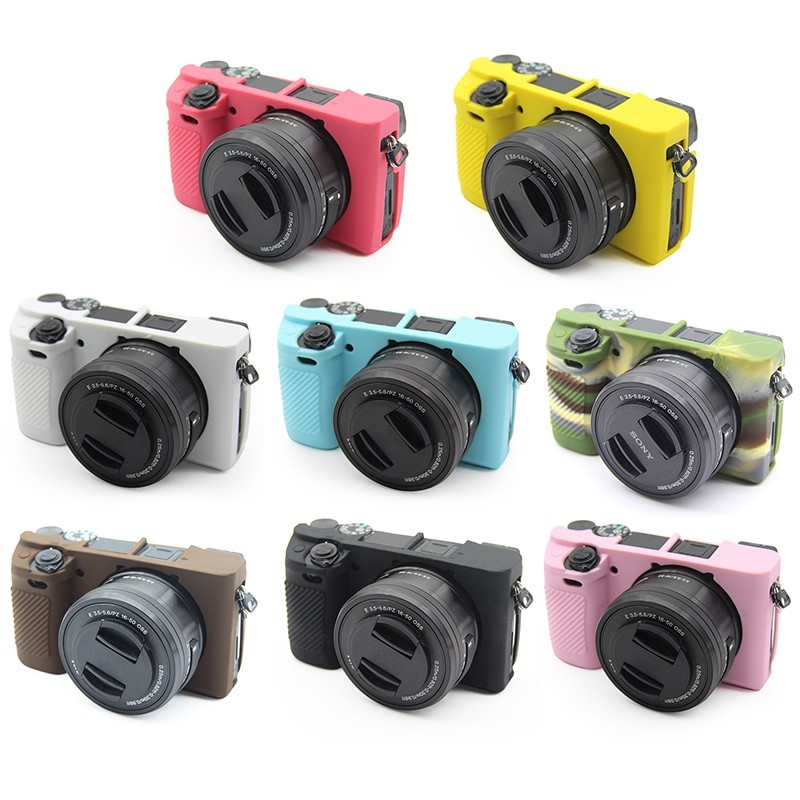 ️ Silicone Skin Case Armor Bag Camera Cover Protector For Sony A6100