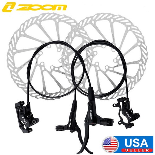 ZOOM 4 Piston Hydraulic Disc Brake Front Rear 160/180/203mm Rotor MTB Bike Part